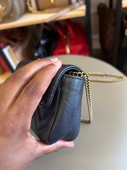 Gucci Mini Marmont Preta