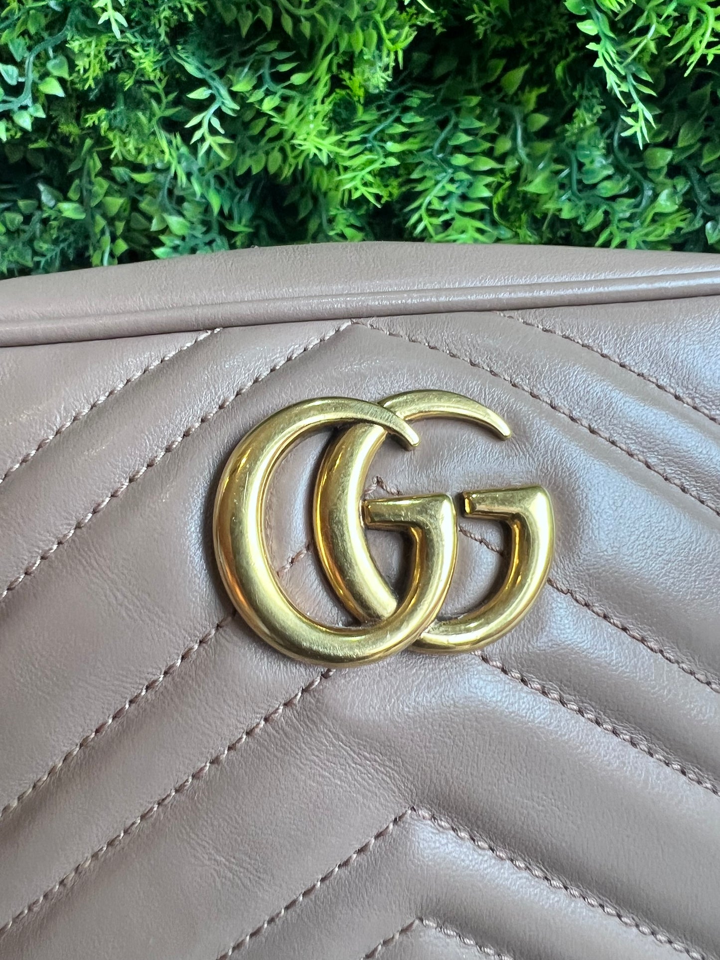 Gucci Marmont Matelassê  Nude