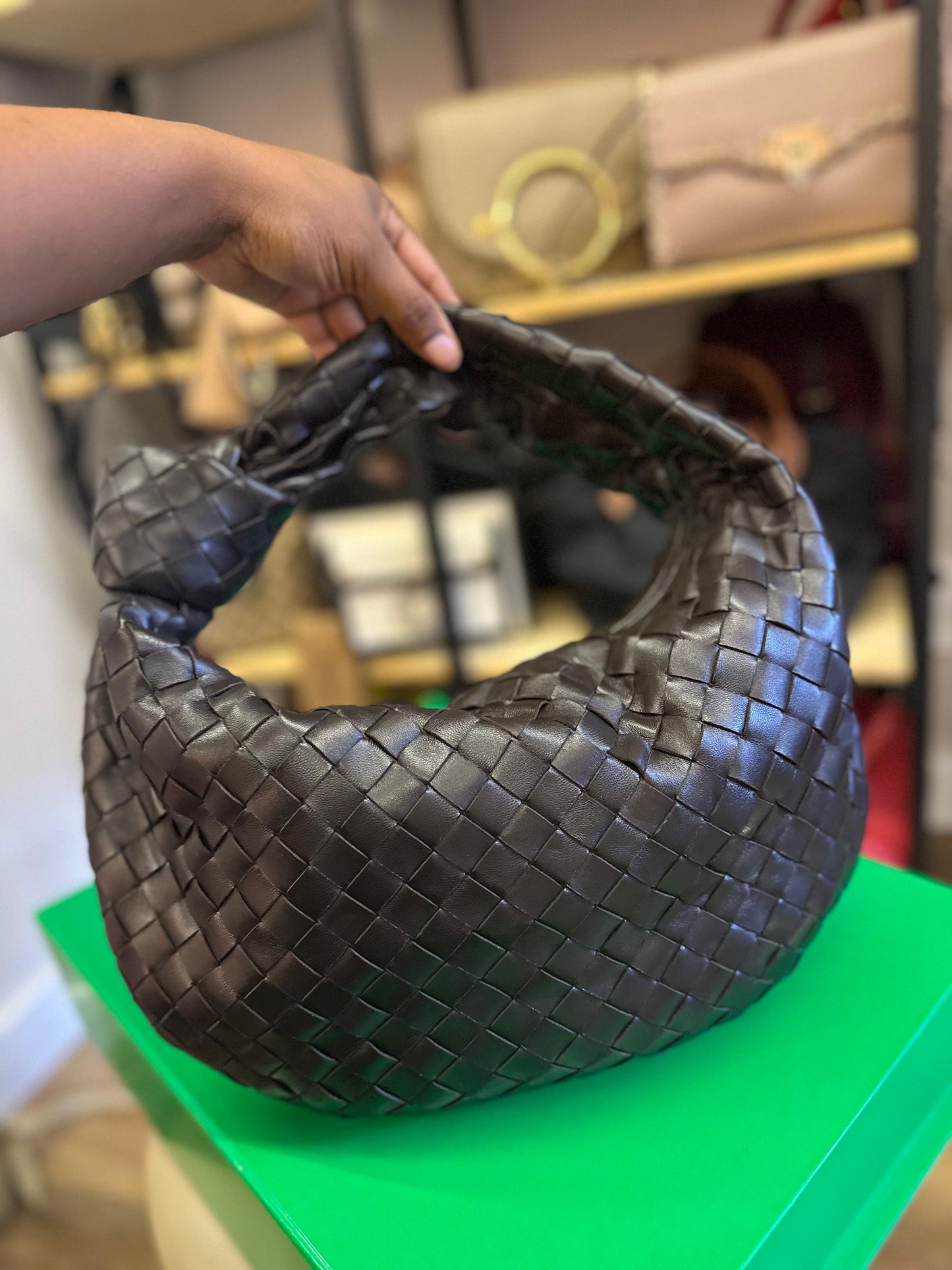 Bottega Jodie Small Marrom