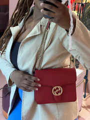 Gucci Interlock Vermelha