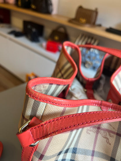 Burberry Haymarket Check Shoulder
