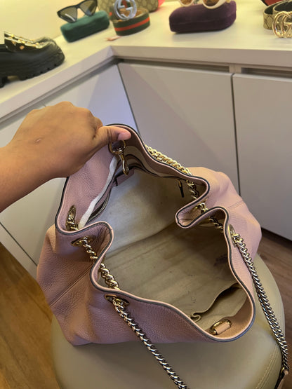 Gucci Soho Chain Nude