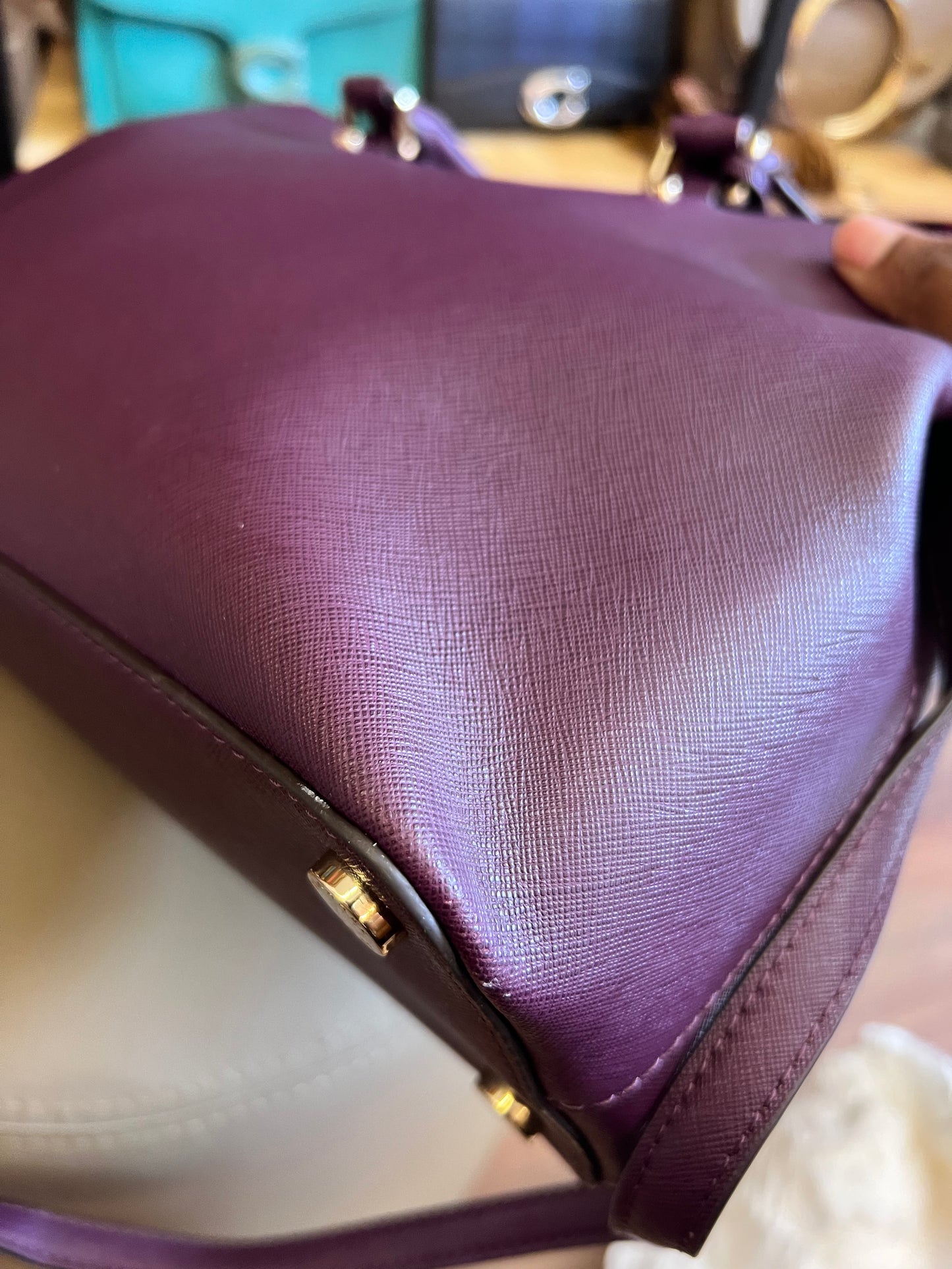 Michael Kors Tote Roxa