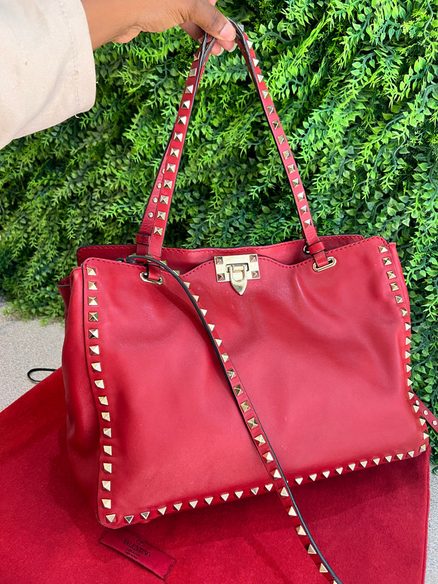 Valentino Rockstud Vermelha