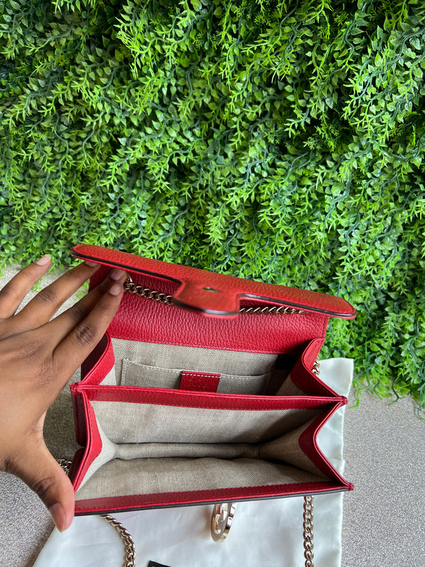 Gucci Interlock Vermelha