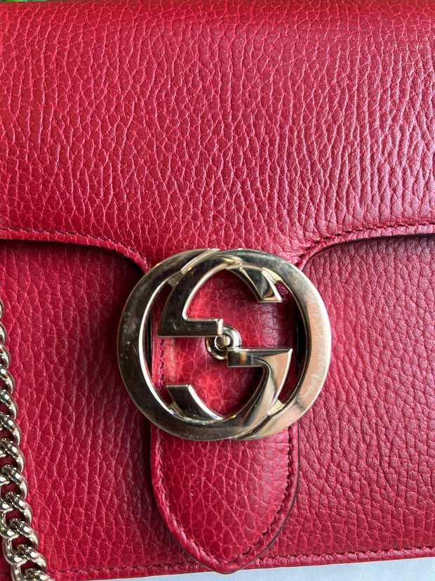 Gucci Interlock Vermelha