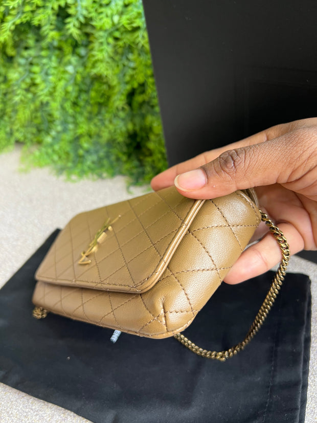 Saint Laurent Gaby Quilted Leather