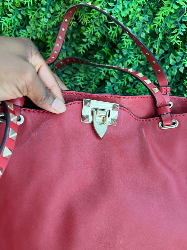Valentino Rockstud Vermelha