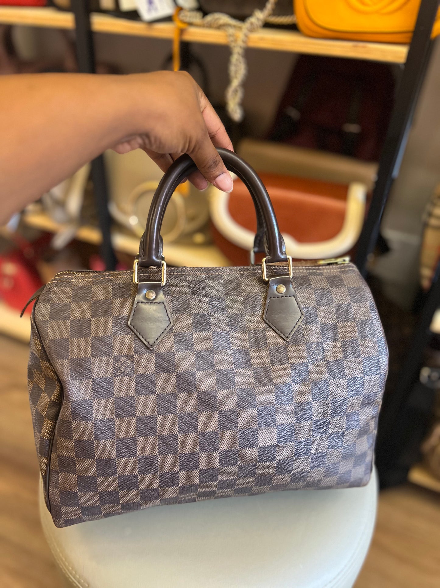 Louis Vuitton Speedy 30 Damier Ebene
