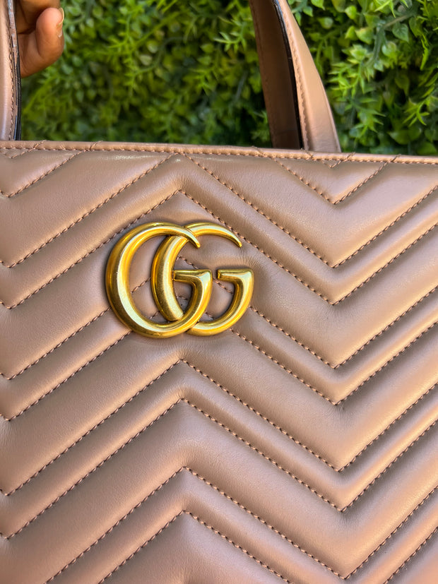 Gucci Marmont Nude Shoulder