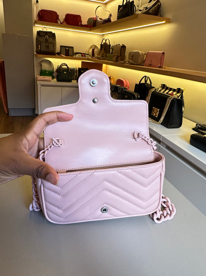Gucci marmont Super Mini Rosa