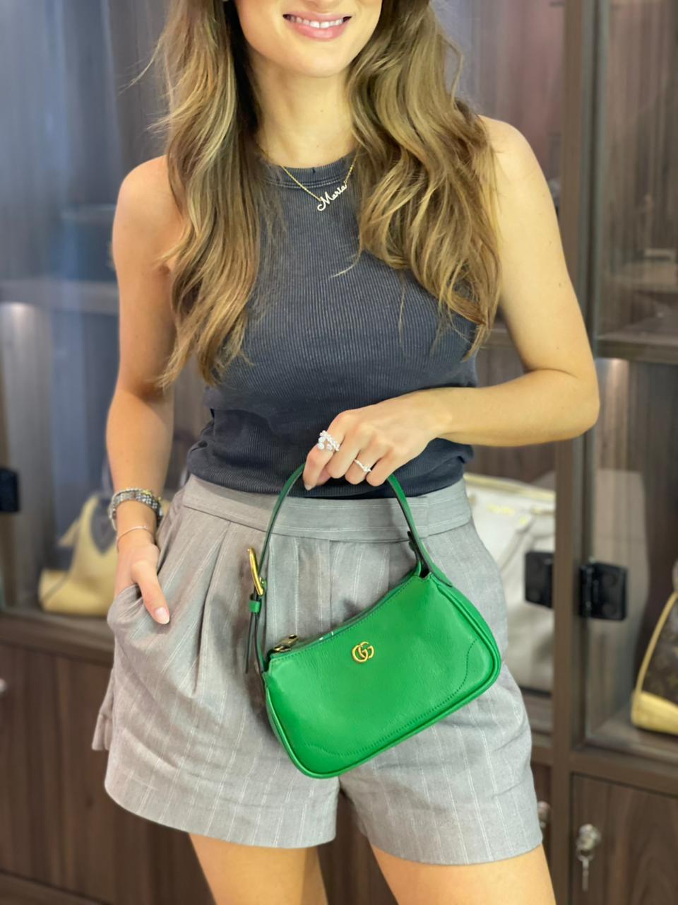 Gucci Aphrodite Mini Shoulder Bag Verde