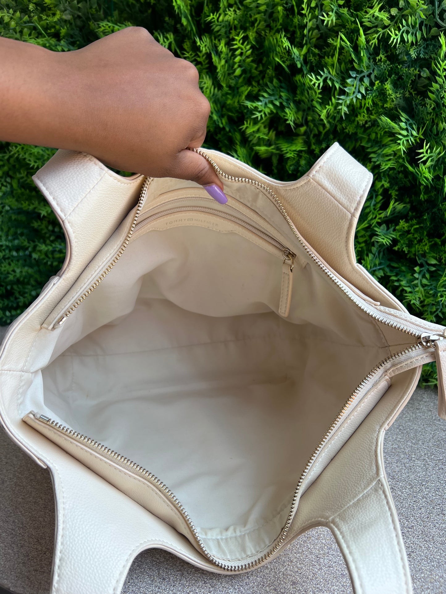 Bolsa Tommy Hilfiger Off White