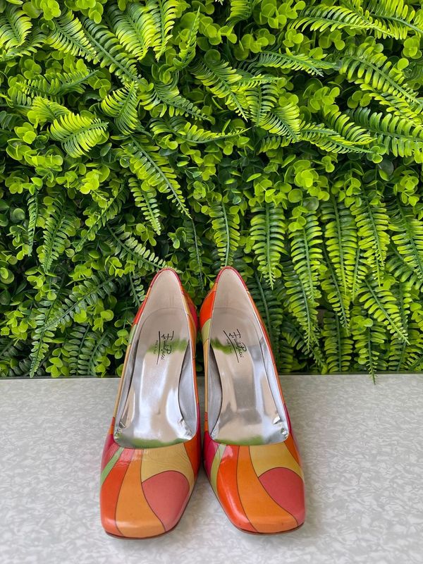 Scarpin Printed Emilio Pucci Laranja
