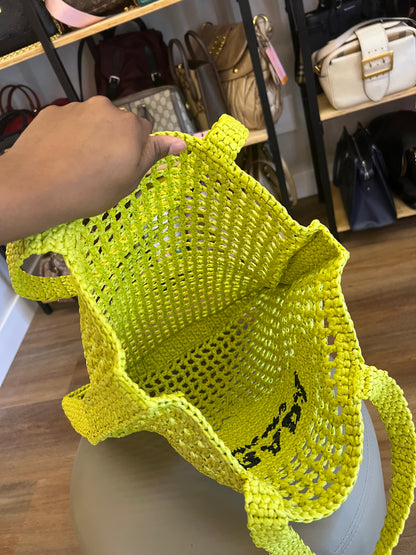 Prada Raffia Tote bag Verde