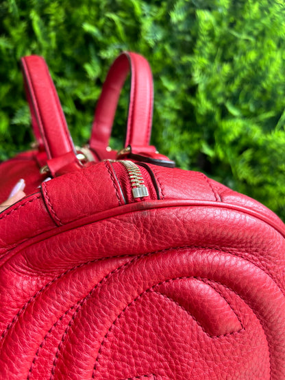 Gucci Soho Boston Vermelha