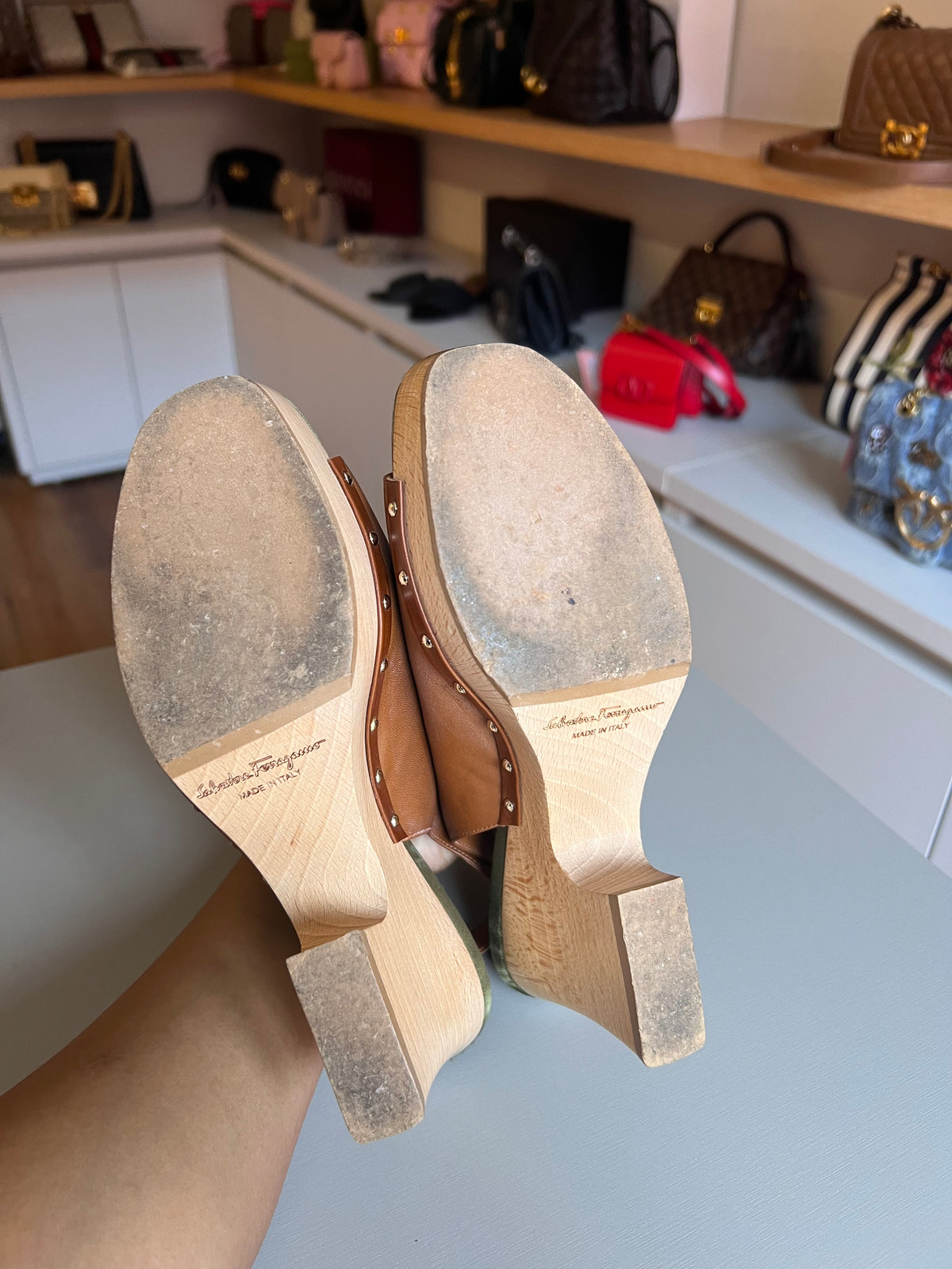 Salvatore Ferragamo Platform Cloggs