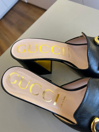Sandália Gucci Horsebit Preta