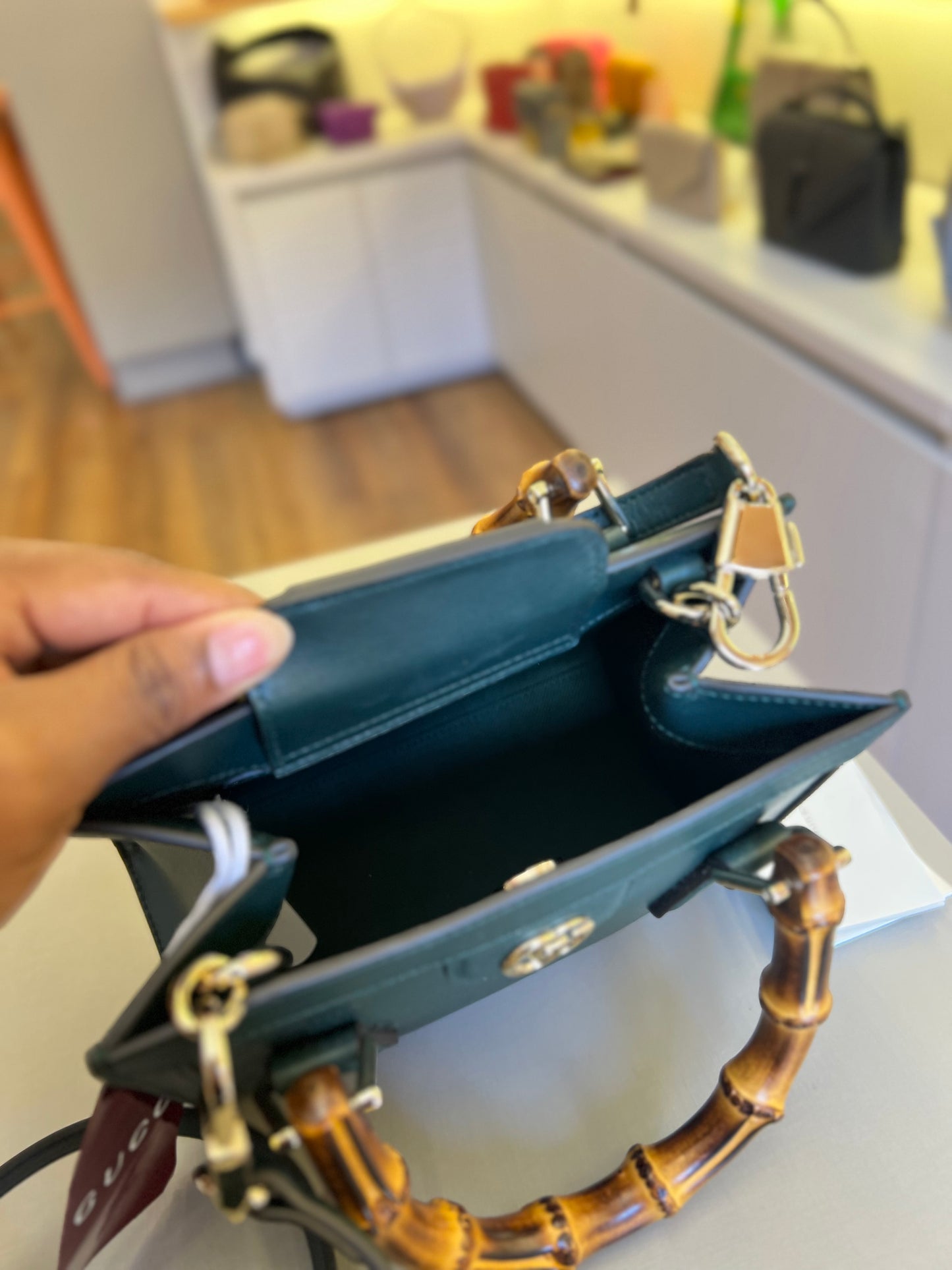 Gucci Diana Bamboo Mini Verde