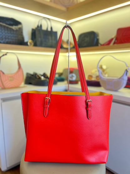 Coach Shopping Tote Vermelha