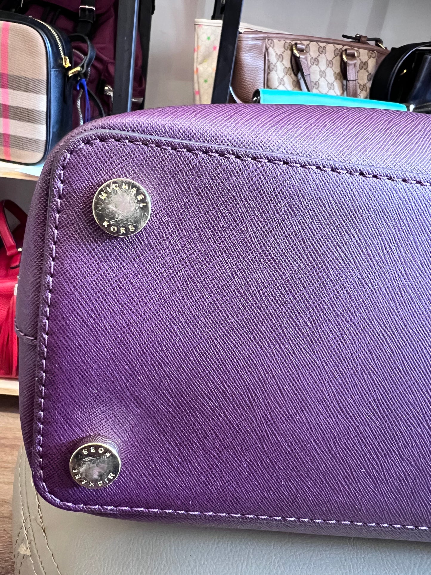 Michael Kors Tote Roxa