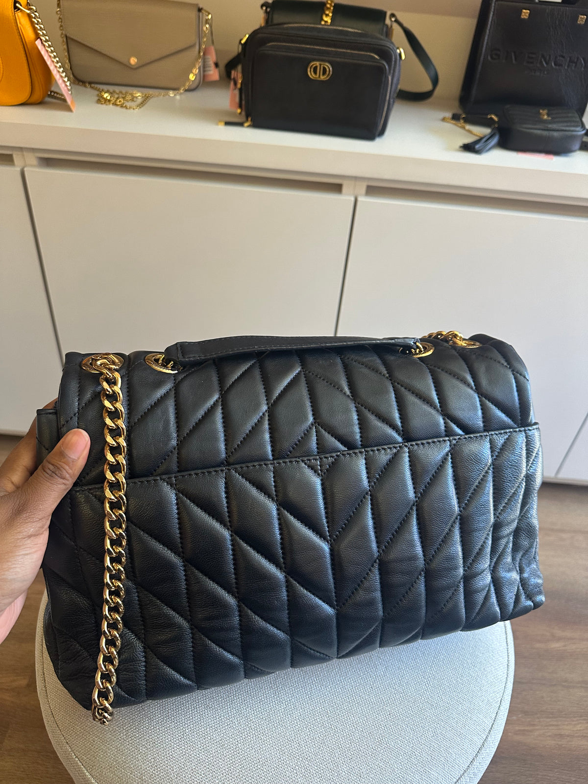Karl Lagerfield Lafayett Matelassê Preto
