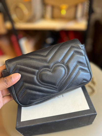 Gucci Mini Marmont Preta