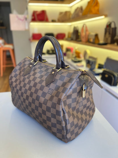 Louis Vuitton Speedy 30 Damier Ebene