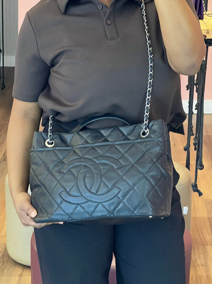 Chanel Timeless CC Shopper Preta