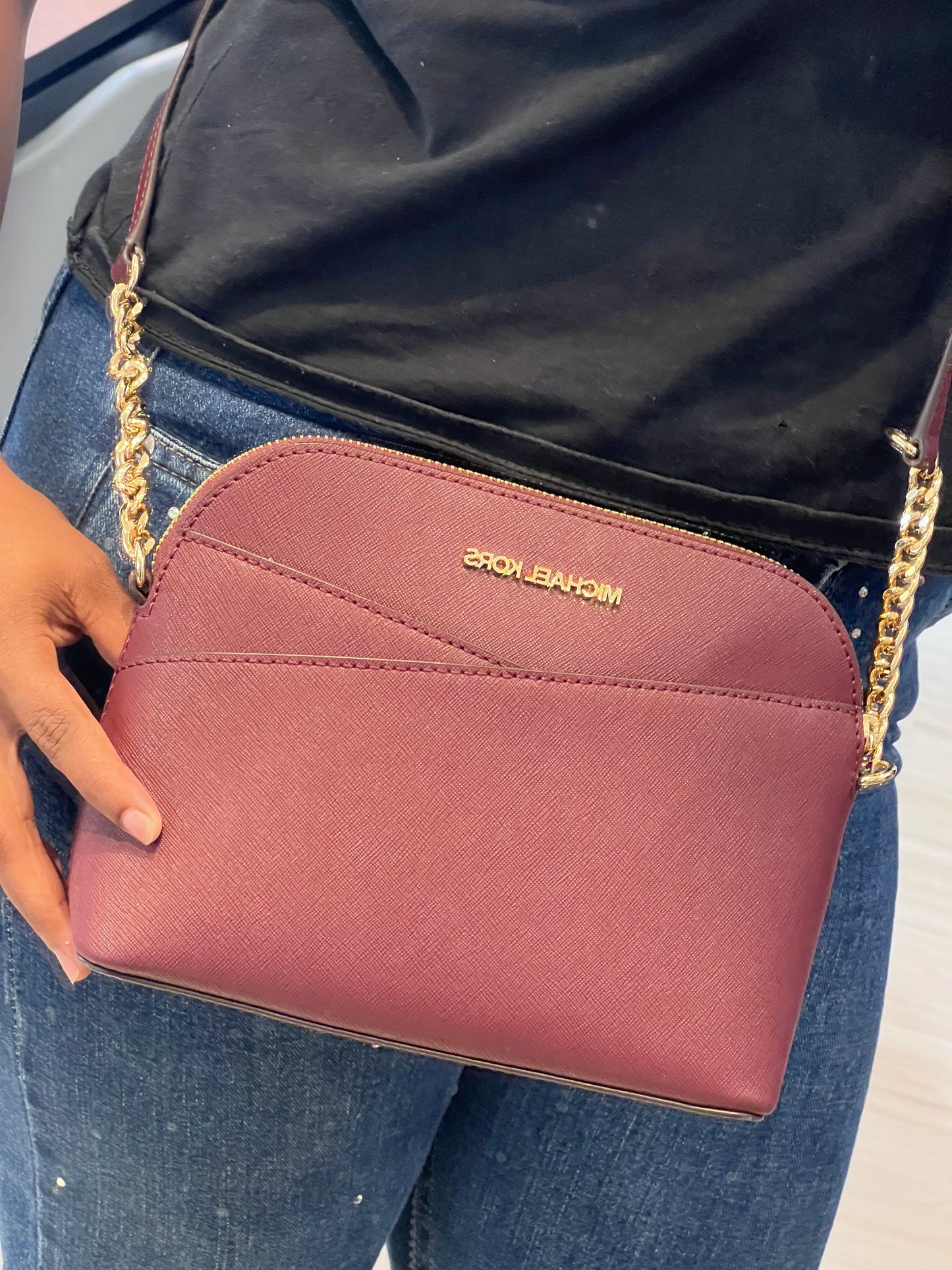 Michael Kors Crossbody Vinho