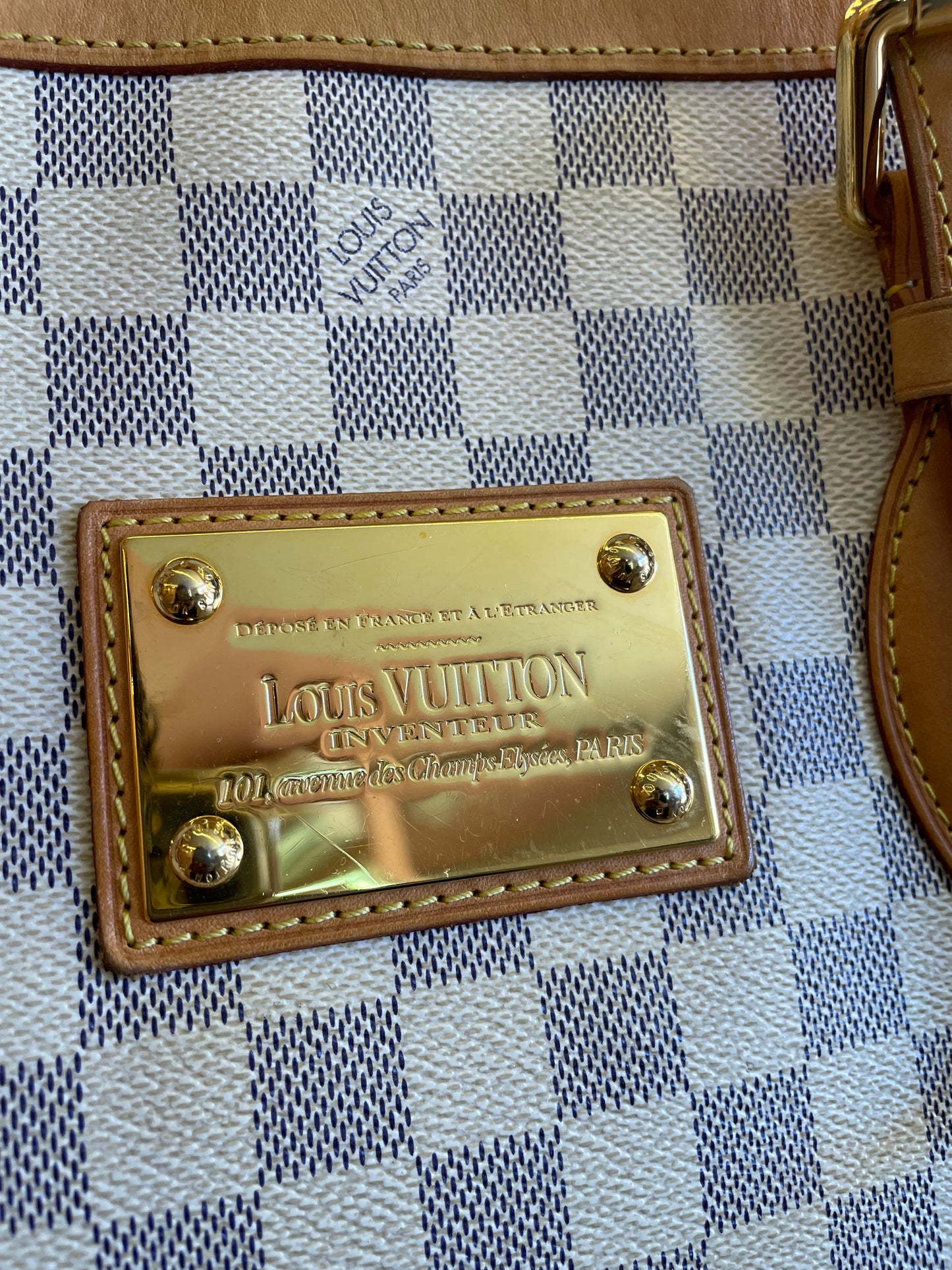 Louis Vuitton Hampstead Damier Azur MM