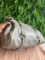 Miu Miu Vitello Lux Cinza