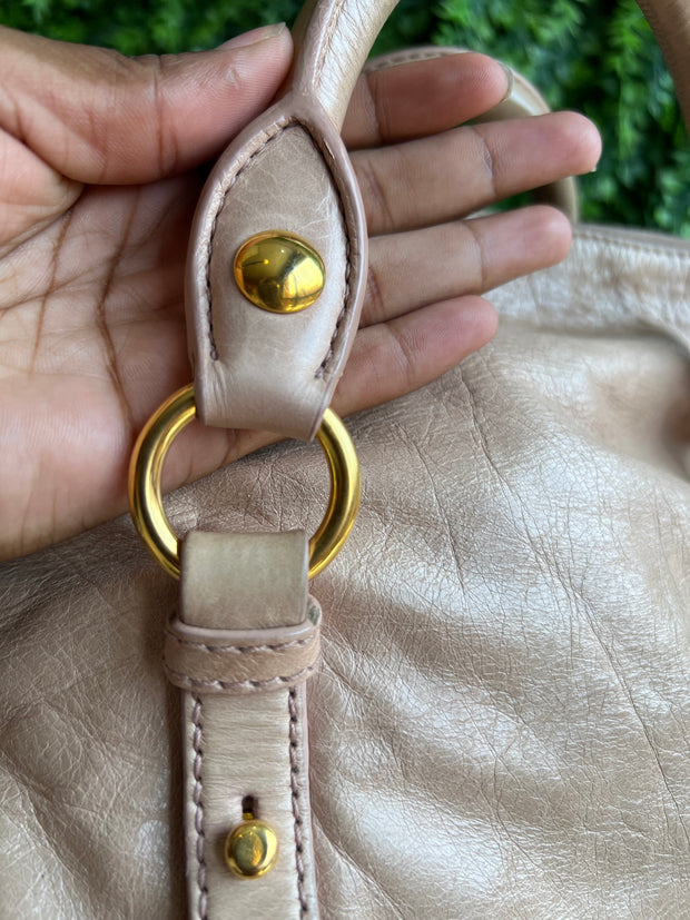 Miu Miu Vitello Lux Bow Satchel