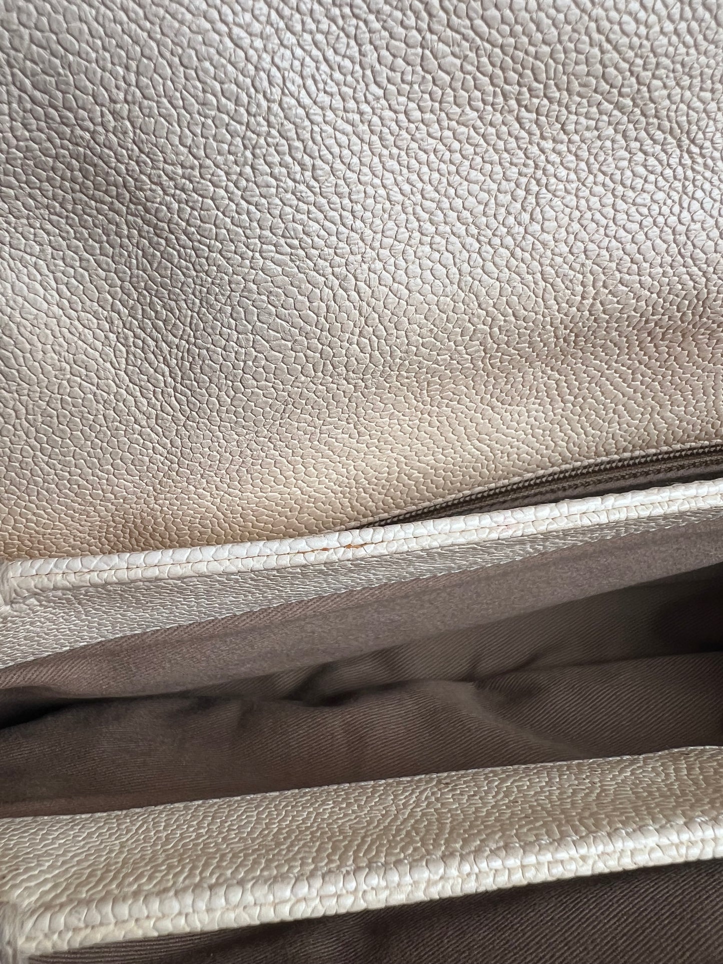 Chanel Classic Single Flap Off  White