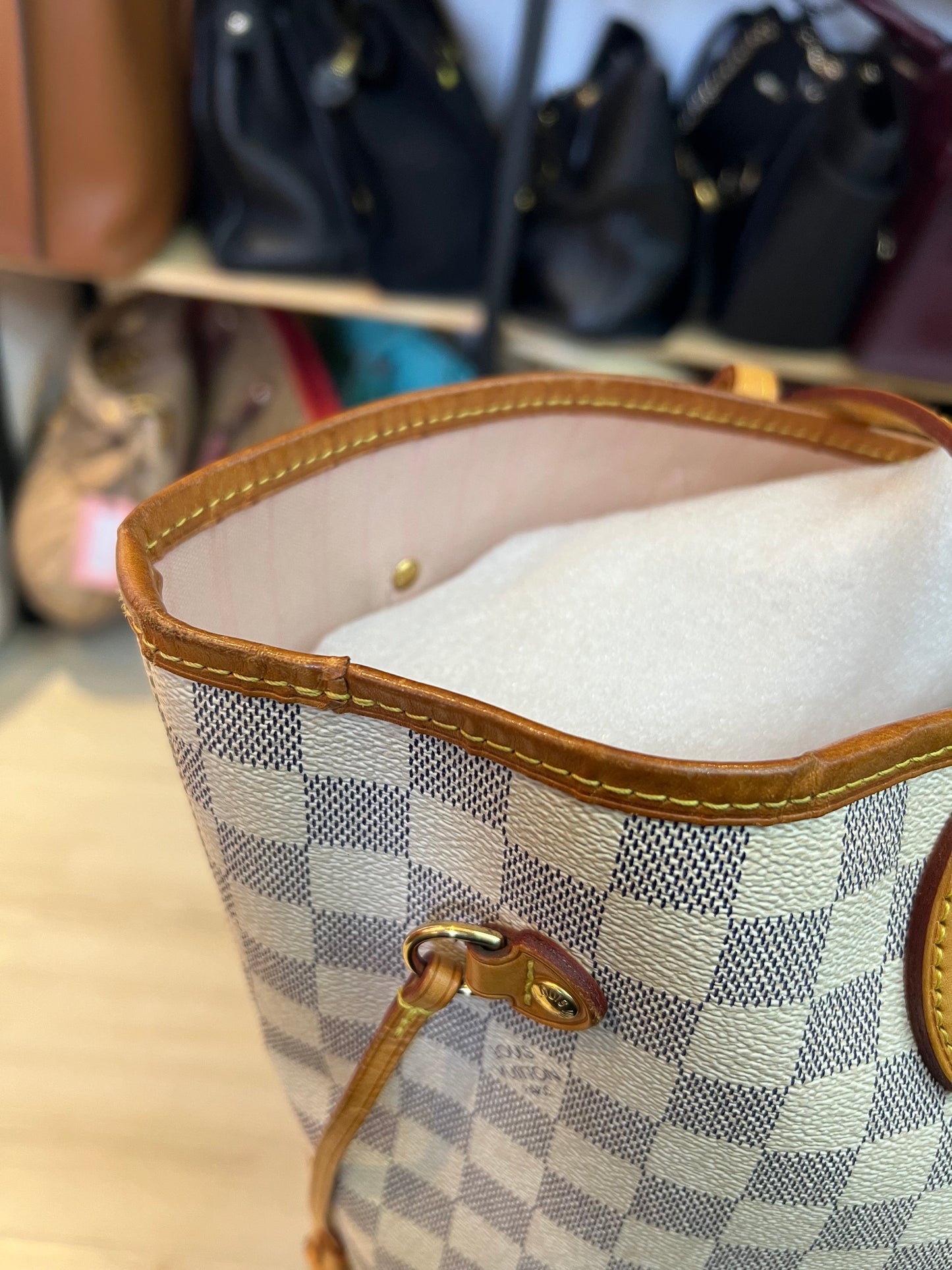 Louis Vuitton Neverfull MM Damier azur