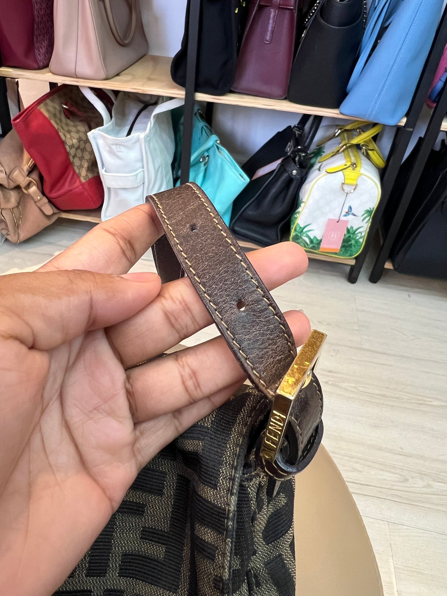 Fendi Zucca Mama Baguette