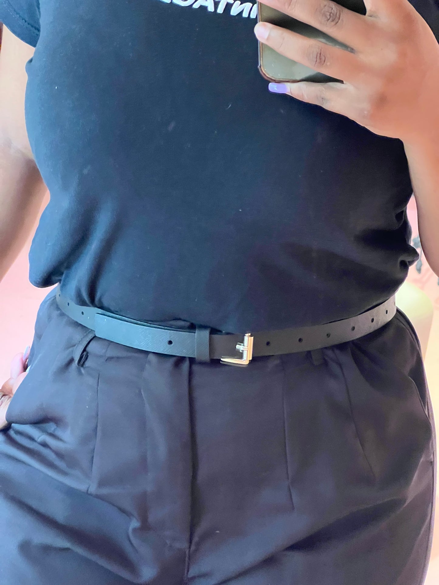 Cinto Michel Kors Preto