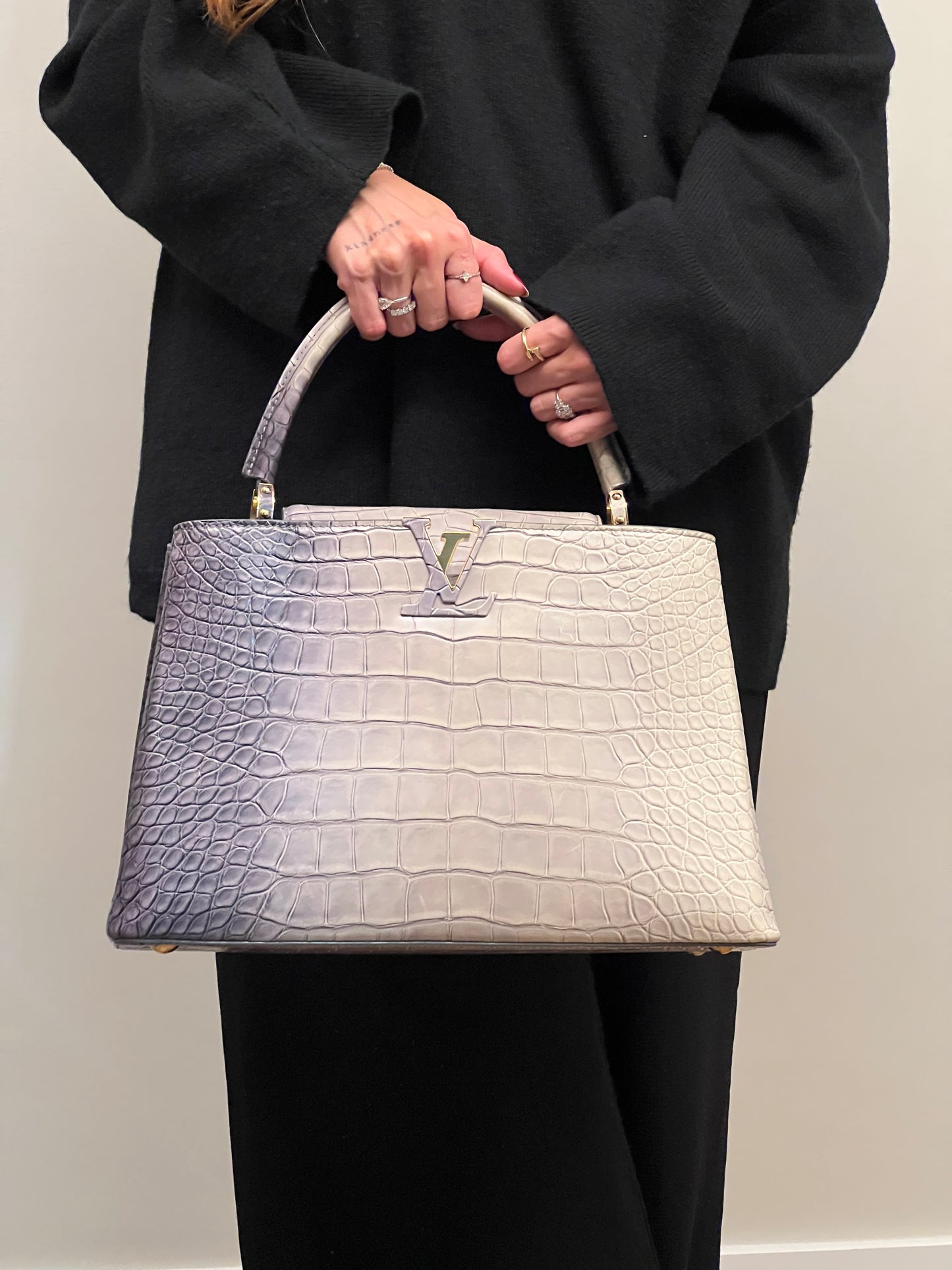 Louis Vuitton Capucines Croco