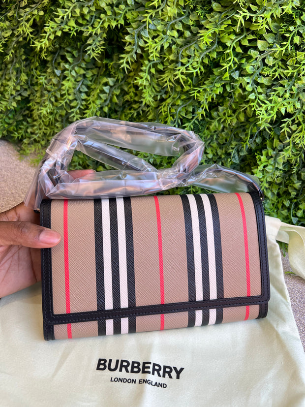 Burberry Hannah Stripe Preta