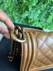 Chanel Boy Small Caramelo