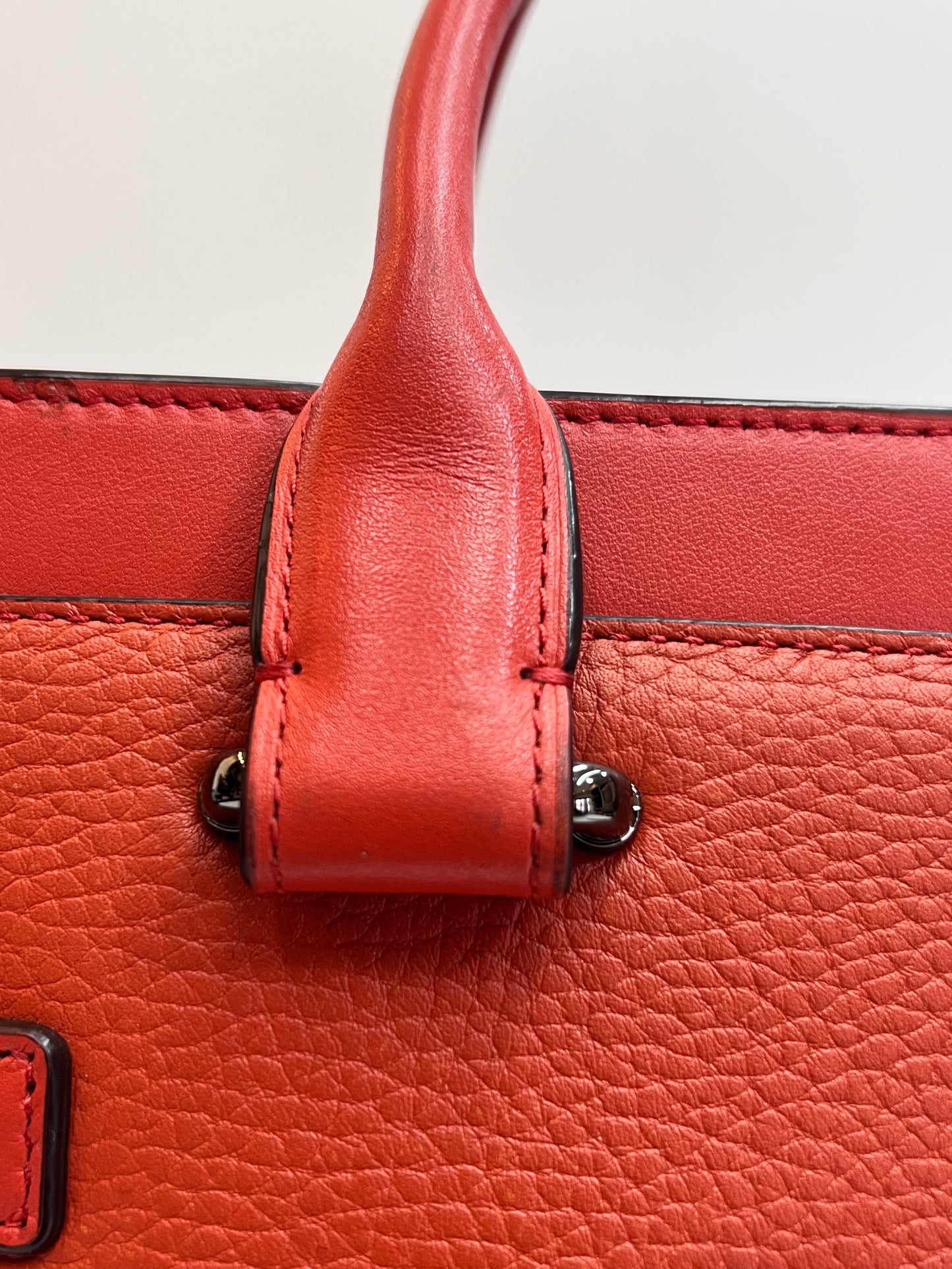 Coach Swagger Pebbled Laranja