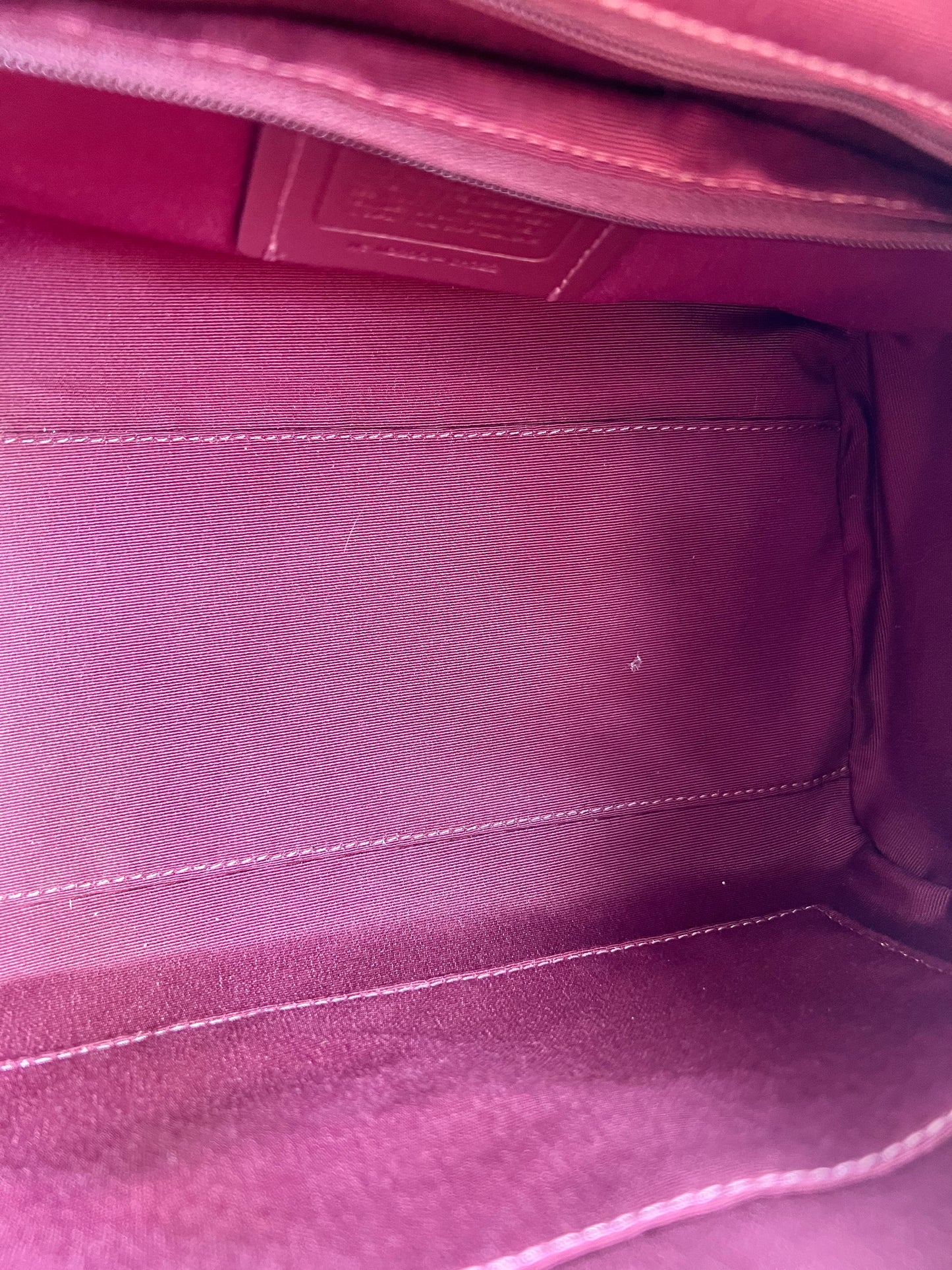 Coach Baú Crossbody Vermelha