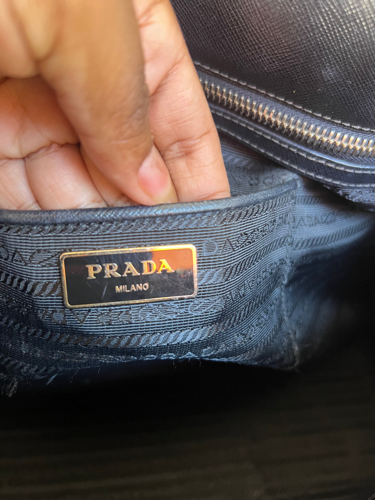 Prada Galleria Saffiano Grande Preta