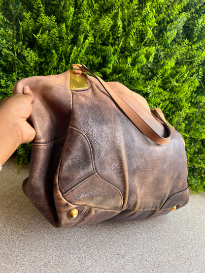 Prada Tote Soft Calf Marrom