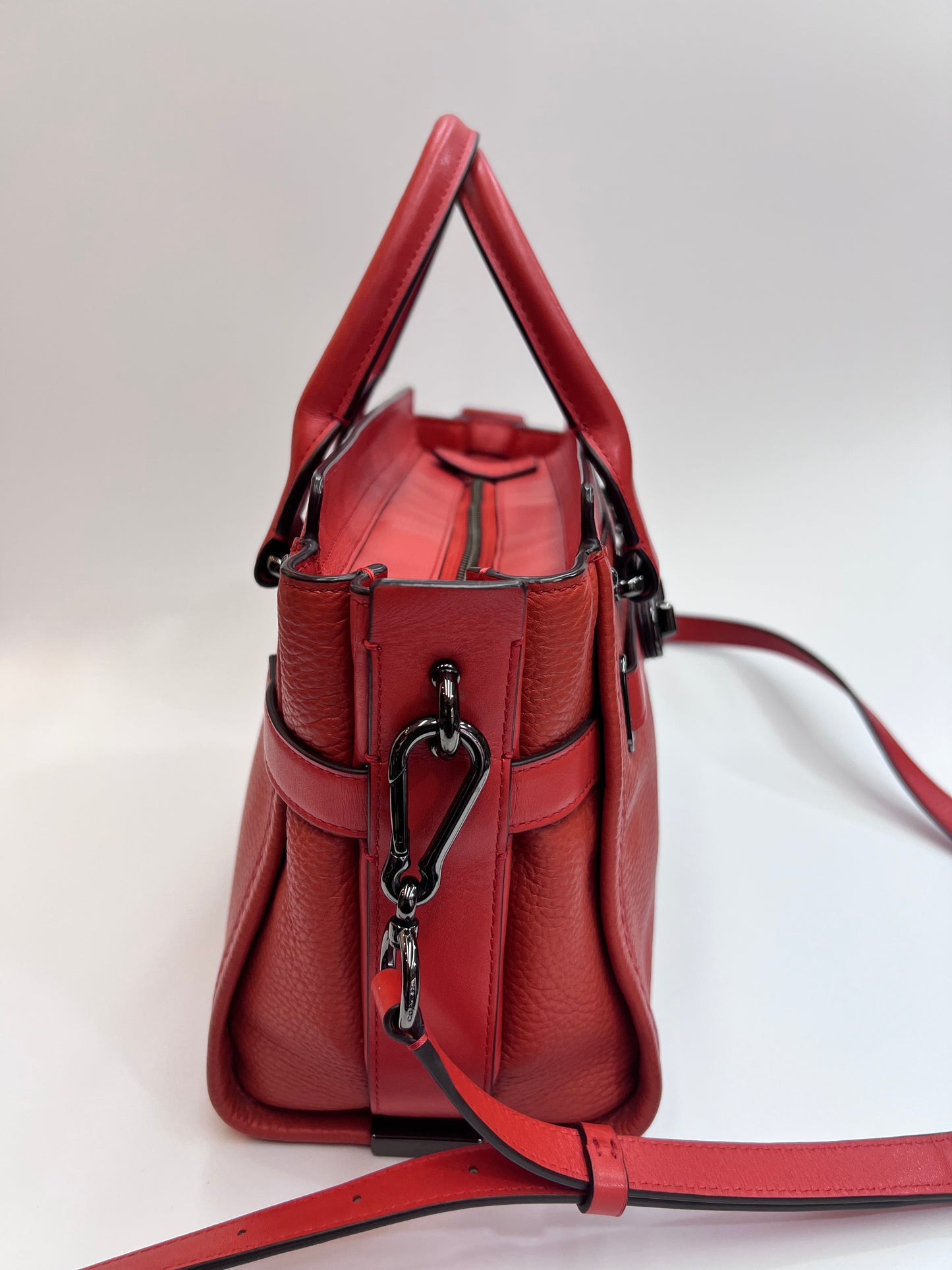 Coach Swagger Pebbled Laranja