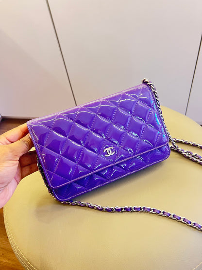 Chanel Woc Roxa Verniz