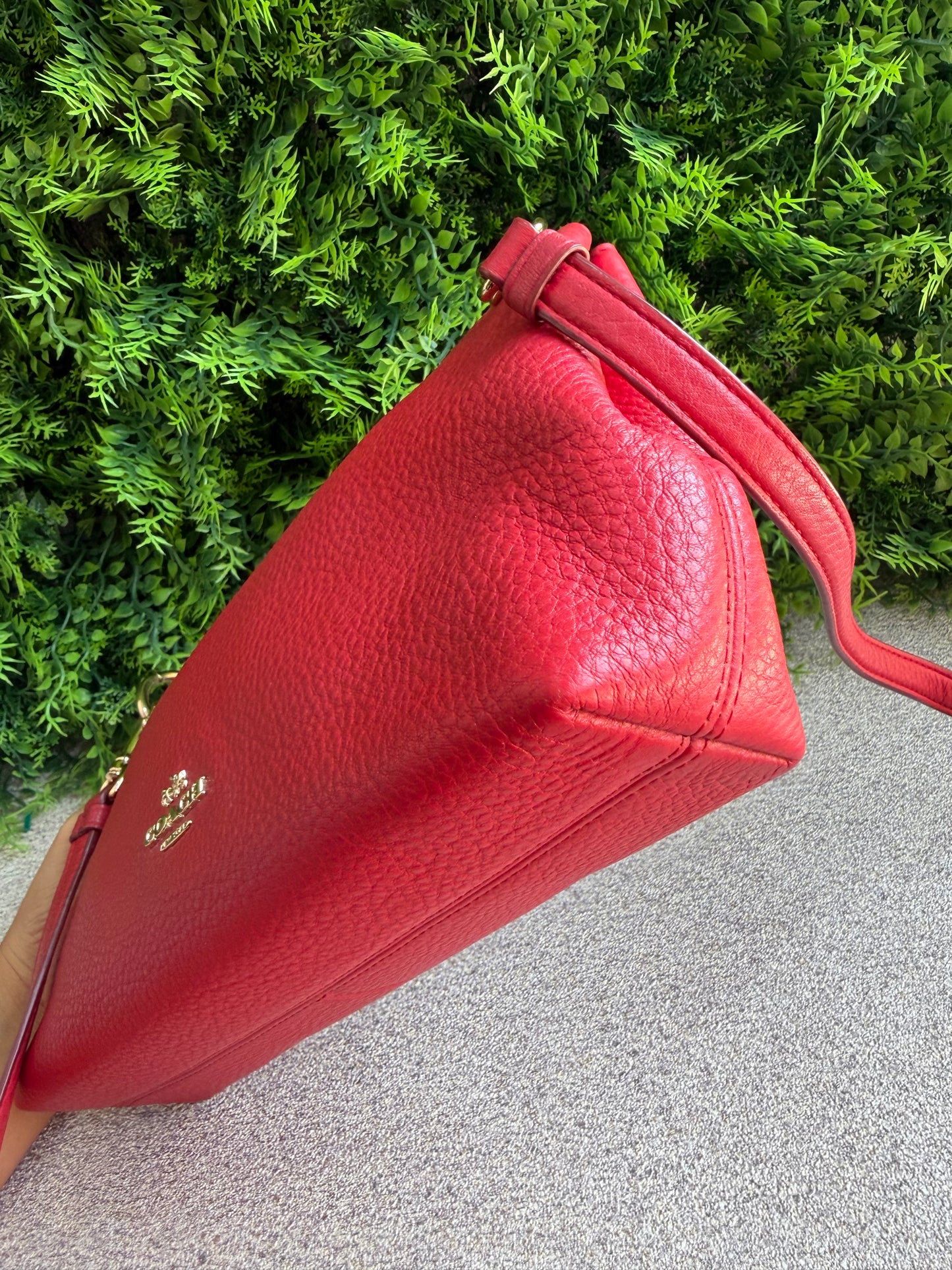 Coach Crossbody Vermelha