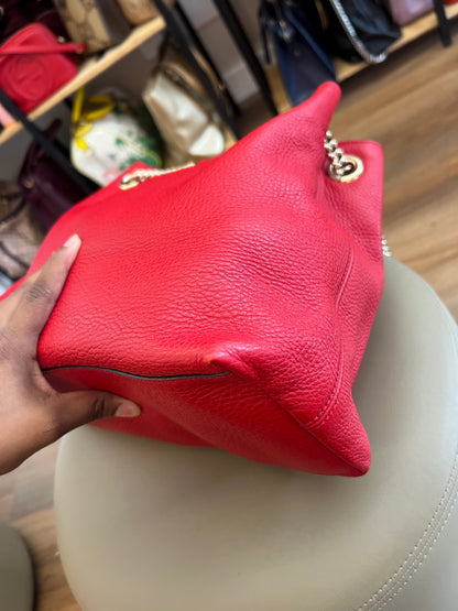 Gucci Soho Chain Vermelha
