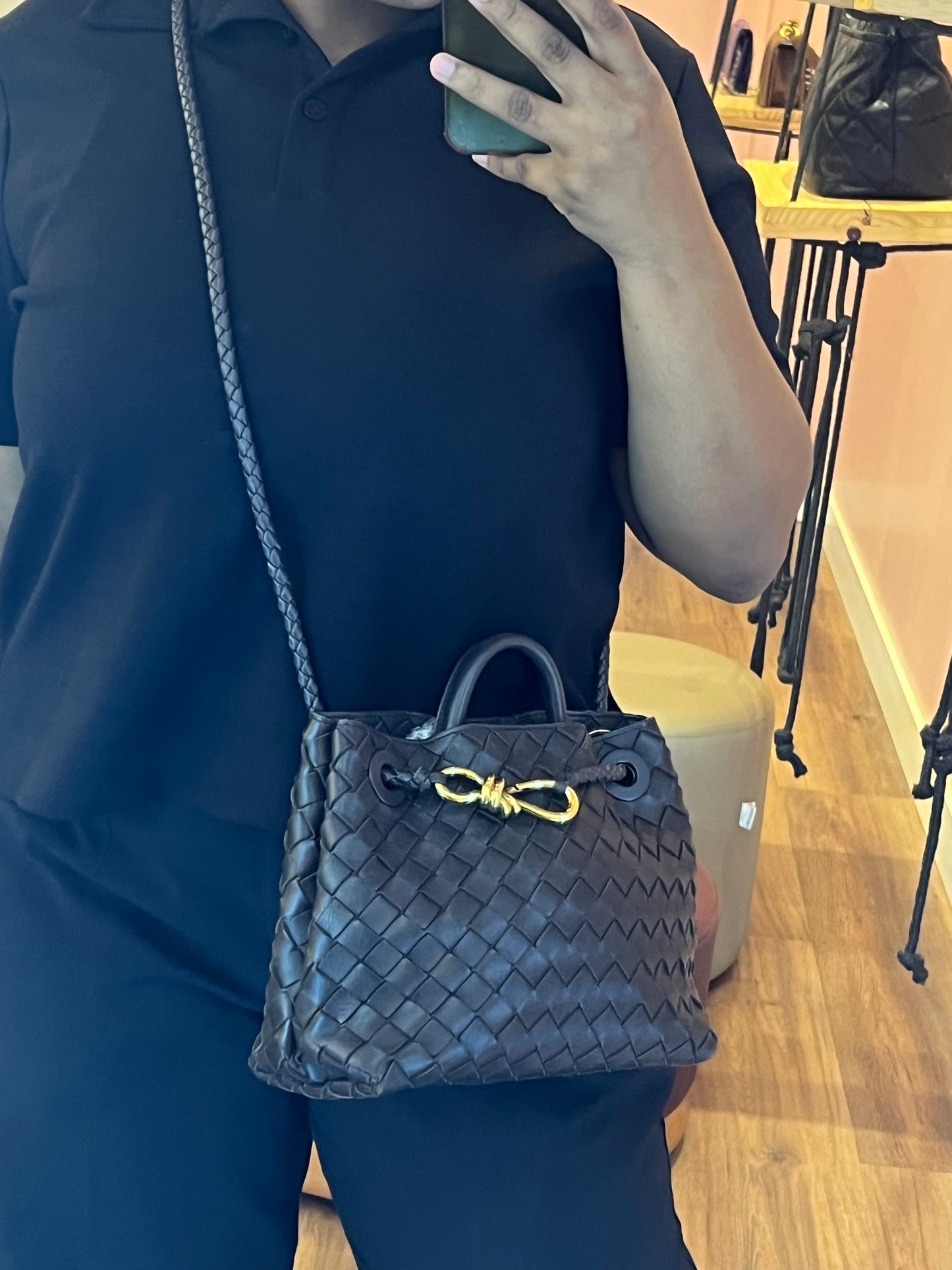 Bottega Veneta Andiamo Marrom