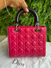 Lady Dior Cannage Quilted Rosa